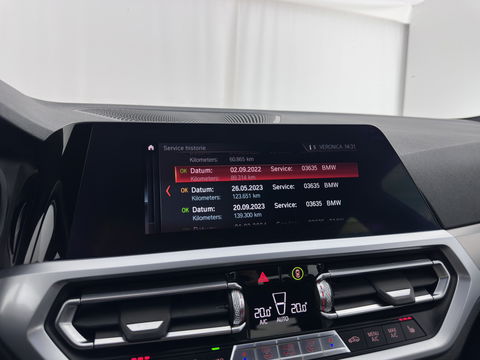 BMW 3-serie 320i High Executive M-Sportpack (INCL.BTW) *LEATHER-MICROFIBRE | FULL-LED | HEATED-SPORTSEATS | BLIND-SPOT | HIFI-SOUND | KEYLESS | NAVI-FULLMAP | ECC | PDC | CRUISE | 20''ALU*