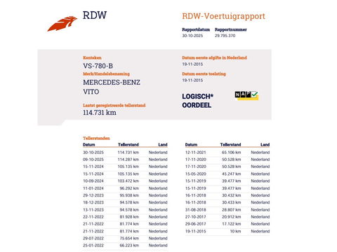 Mercedes-Benz Vito 114 CDI Automaat Lang L2 DC 5 Pers. - Camera - Cruise - Leer