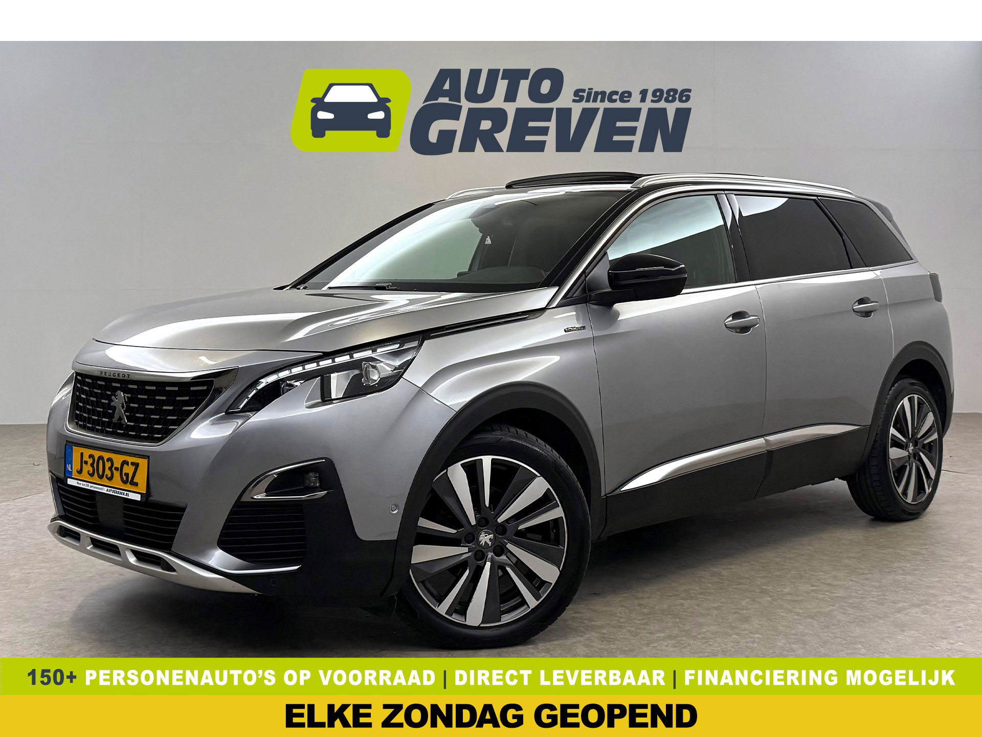 Peugeot 5008 1.2 PureTech GT-Line 7p | Pano | Sfeer | 360° | Virtual | Parkeersens. | Keyless | Dodehoek | NAP