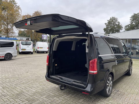 Mercedes-Benz V-Klasse 250d 190pk automaat Lang L2H1 DC 5 persoons Avantgarde / vaste prijs rijklaar € 39.950 marge / lease vanaf € 652 / zwart leer / electrische schuifdeuren / zwart metallic / burmester