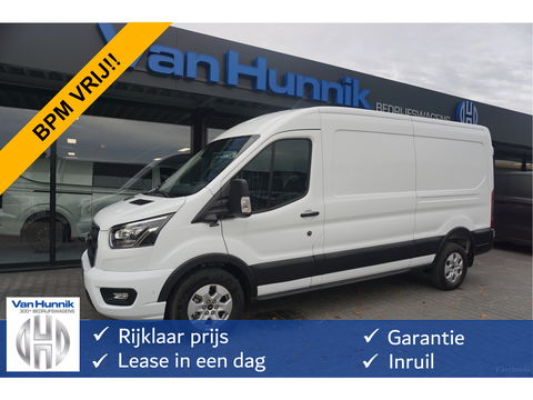 Ford Transit 350L L3H2 Limited AUT-10 RWD 165PK BPM VRIJ Navi, Adap. Cruise, 360° Cam, 3.5T Trekhaak!! NR. A191