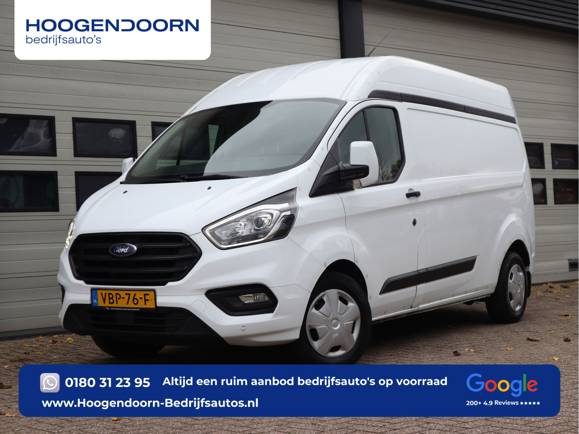 Ford Transit Custom 2.0 TDCI 105 pk Euro 6 L2H2 Sortimo Inrichting - Omvormer 220V - Trekhaak - Camera