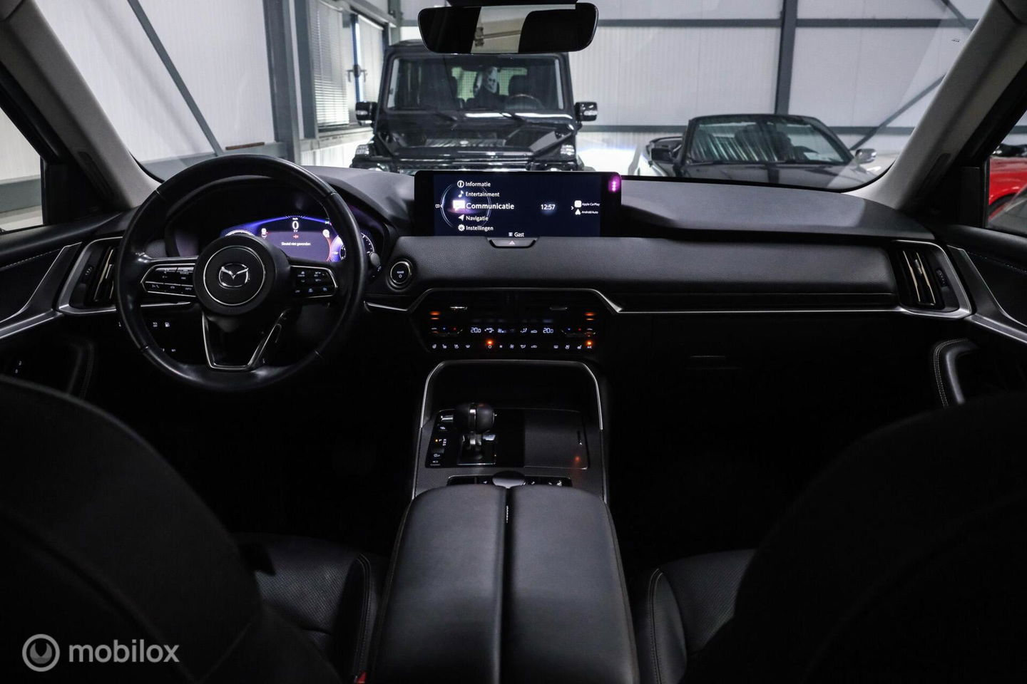 Mazda CX-60 2.5 e-SkyActiv PHEV Takumi AWD | Trekhaak | Bose | Leder | 360 cam | Adaptive | Memory | Stoelkoeling | Stoelverwarming | stuurw