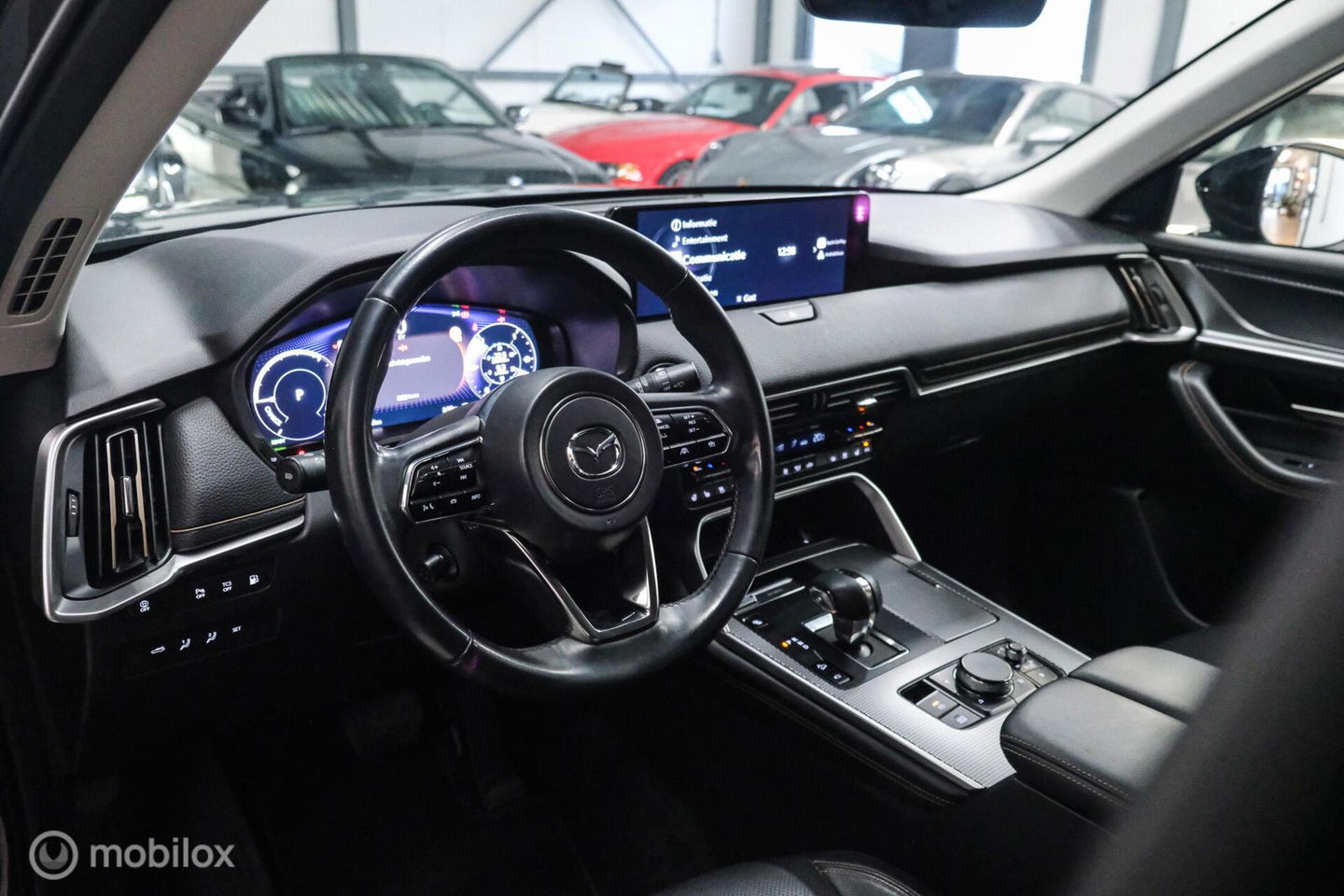 Mazda CX-60 2.5 e-SkyActiv PHEV Takumi AWD | Trekhaak | Bose | Leder | 360 cam | Adaptive | Memory | Stoelkoeling | Stoelverwarming | stuurw