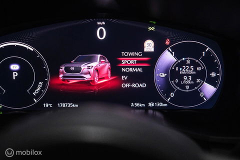 Mazda CX-60 2.5 e-SkyActiv PHEV Takumi AWD | Trekhaak | Bose | Leder | 360 cam | Adaptive | Memory | Stoelkoeling | Stoelverwarming | stuurw