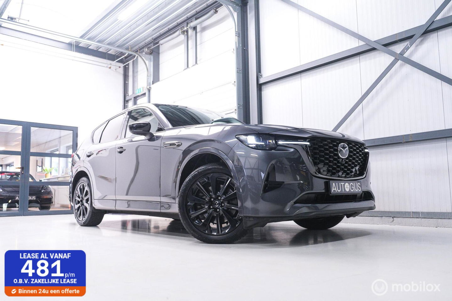 Mazda CX-60 2.5 e-SkyActiv PHEV Takumi AWD | Trekhaak | Bose | Leder | 360 cam | Adaptive | Memory | Stoelkoeling | Stoelverwarming | stuurw