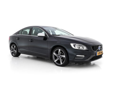 Volvo S60 1.6 T3 Summum R-Design Aut. *LEATHER-MICROFIBRE | NAVI-FULLMAP | SPORT-SEATS | ECC | PDC | CRUISE | 18''ALU*
