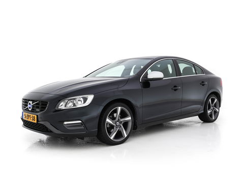 Volvo S60 1.6 T3 Summum R-Design Aut. *LEATHER-MICROFIBRE | NAVI-FULLMAP | SPORT-SEATS | ECC | PDC | CRUISE | 18''ALU*