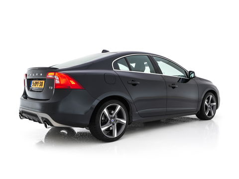 Volvo S60 1.6 T3 Summum R-Design Aut. *LEATHER-MICROFIBRE | NAVI-FULLMAP | SPORT-SEATS | ECC | PDC | CRUISE | 18''ALU*