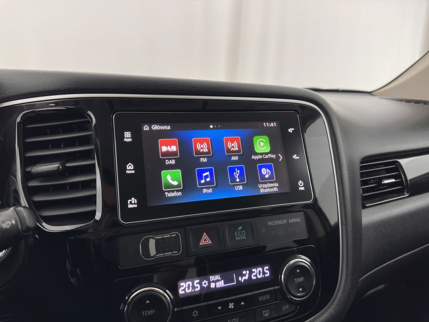 Mitsubishi Outlander 2.0 PHEV Pure (INCL.BTW) Aut. *LEATHER-MICROFIBRE | COMFORTSEATS | CARPLAY | CAMERA | DAB+ | KEYLESS | PRIVACY-GLASS | SHFT-PADDLES | TOWBAR | 16''ALU*