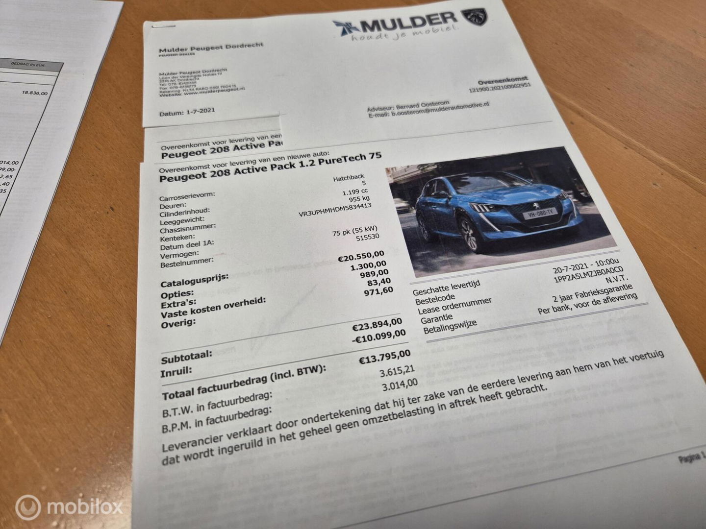 Peugeot 208 1.2 PureTech Blue Lease Active, Trekhaak, Navi