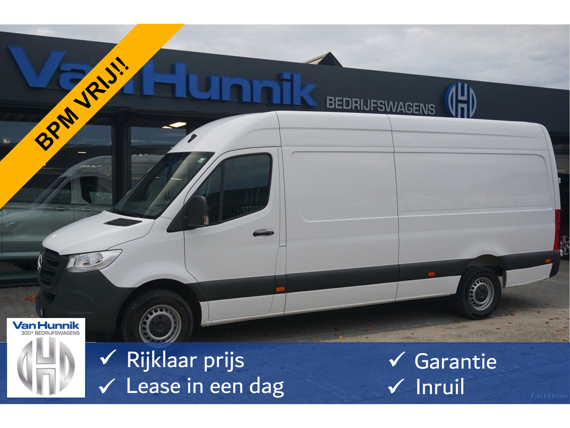 Mercedes-Benz Sprinter 317CDI L3H2 BPM VRIJ!! Mbux Apple CP/Android A, Camera, Betimmering, 270° Deur!! NR. A1