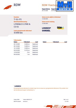 Lynk & Co 01 1.5 Hybride|FULL BLACK XL|ZWARTE.HEMEL|360ºCAM|