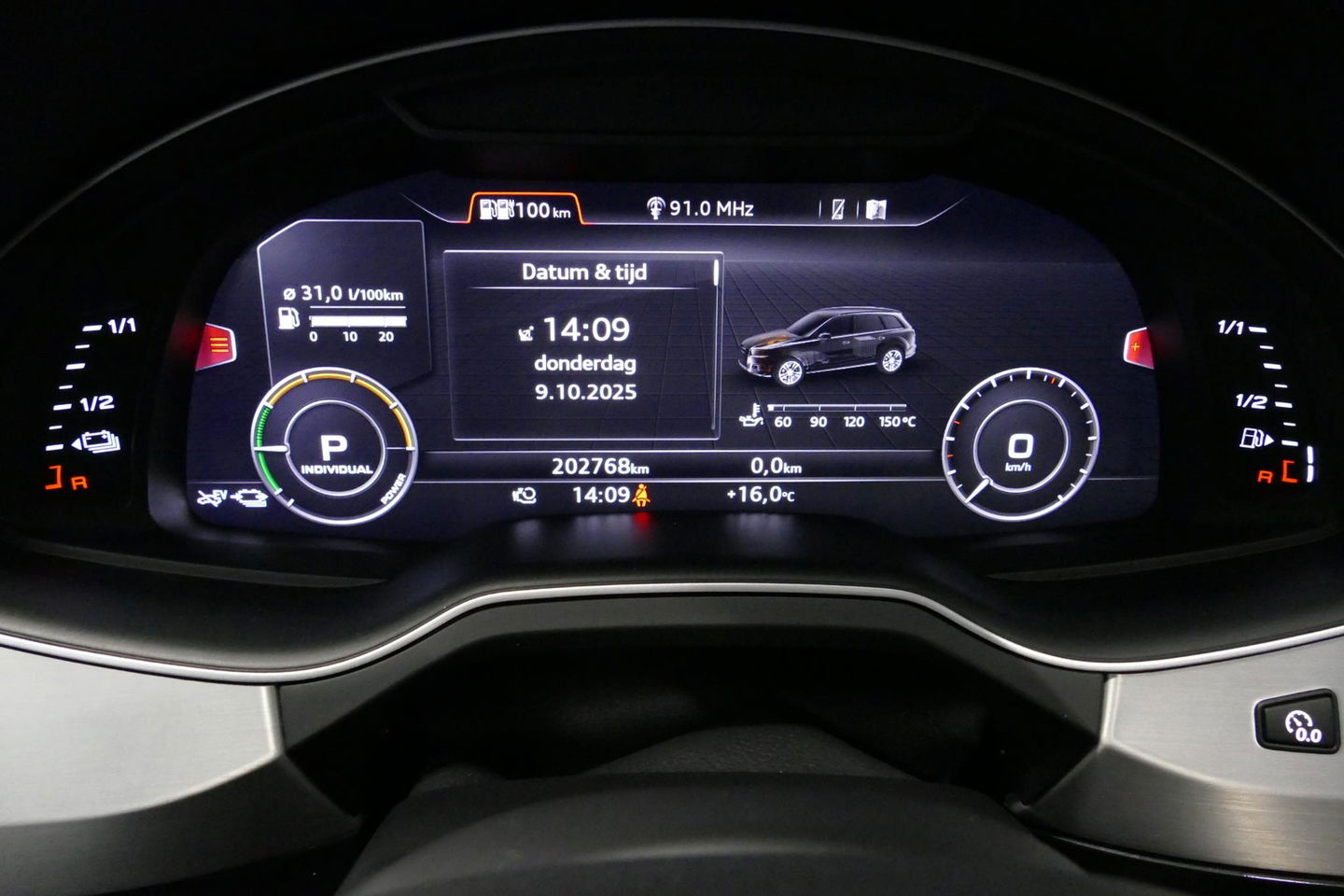 Audi Q7 3.0 TDI e-tron quattro Sport / Orig. Nederlands / S-Line ex- & interieur / Panoramadak / Luchtvering / Elektr. verstelbare voorstoelen (links met memory) / Bose Sound System / Rondomzichtcamera / Sfeerverlichting / Servosluiting - Softclose / Stoelverwarm