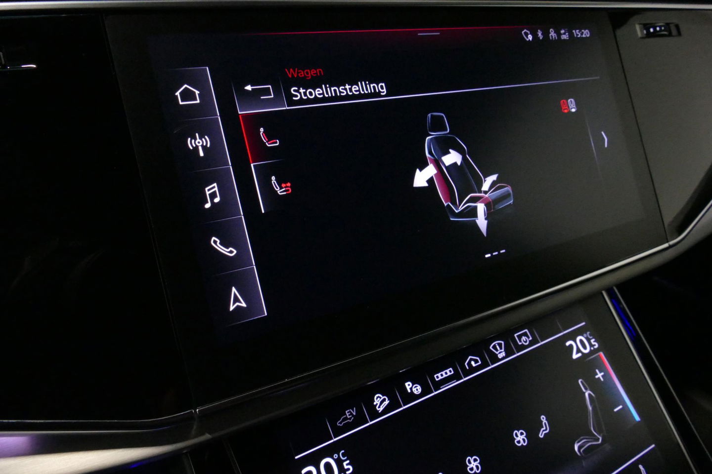 Audi Q8 55 TFSI e quattro Pro Line S / RSQ8 Diffuser / RSQ8 Grill / Maxton Design Bodykit V.2 / Panoramadak / RS Sportstoelen / Elektr. verstelbare voorstoelen + memory / Sport Luchtvering / Matrix LED / Ambienteverlichting plus / Apple Carplay - Android Auto / B