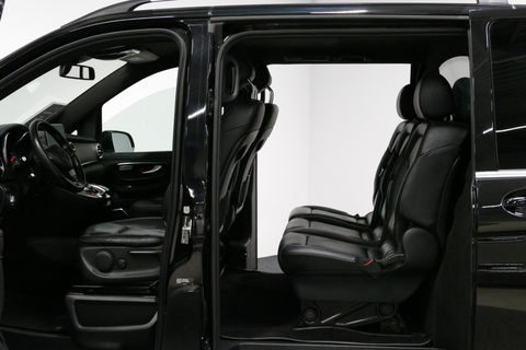 Mercedes-Benz V-Klasse 250d Lang DC AMG Line / MARGE / Burmester Surround Sound / Rondomzicht camera / Ambienteverlichting / 19'' LMV / Dodehoek detectie / Cruise Control / Trekhaak / Elektrische schuifdeuren L + R / Navigatie / Achteruitrijcamera / Agility Control