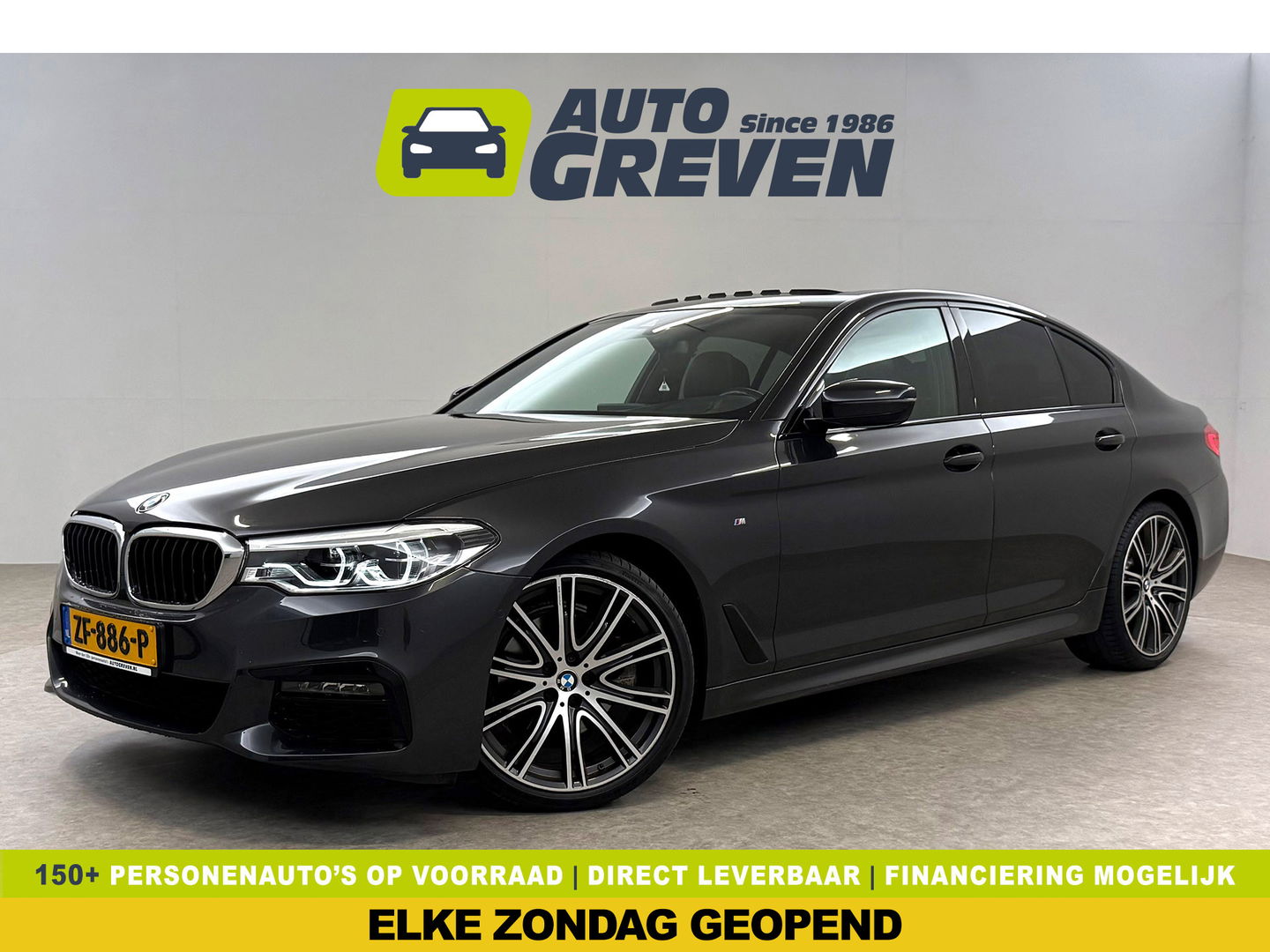 BMW 5 Serie 520i High Executive M-Sport 184PK | Pano | Sfeerverl. | HuD | Virtual | Memory | Camera | Navi | Keyless | NAP