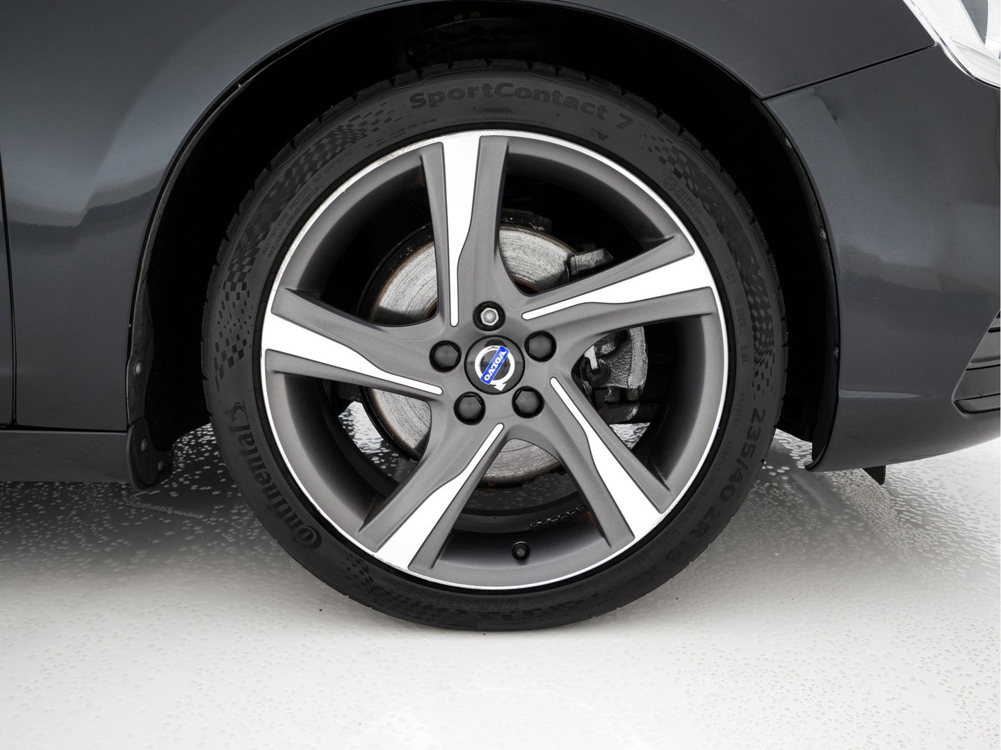 Volvo S60 1.6 T3 R-Design Summum Aut. *LEATHER-MICROFIBRE | NAVI-FULLMAP | SPORT-SEATS | ECC | PDC | CRUISE | 18''ALU*