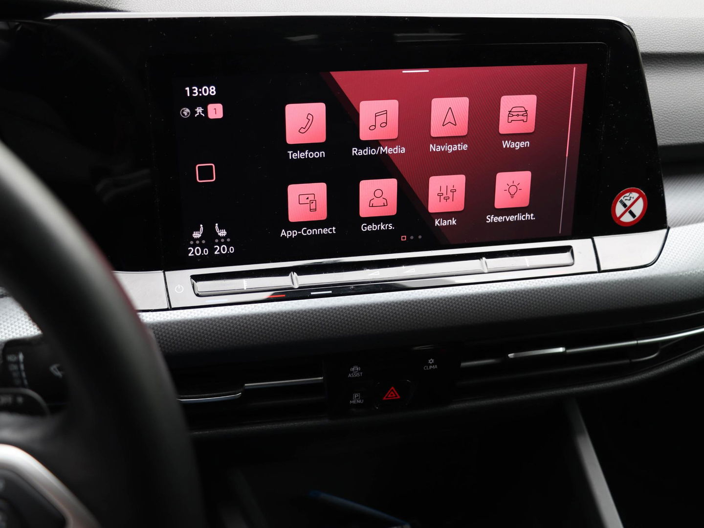 Volkswagen Golf 1.0 eTSI Active 110PK DSG Harman Kardon Fabr.garantie t/m 3-2027 max. 100.000km