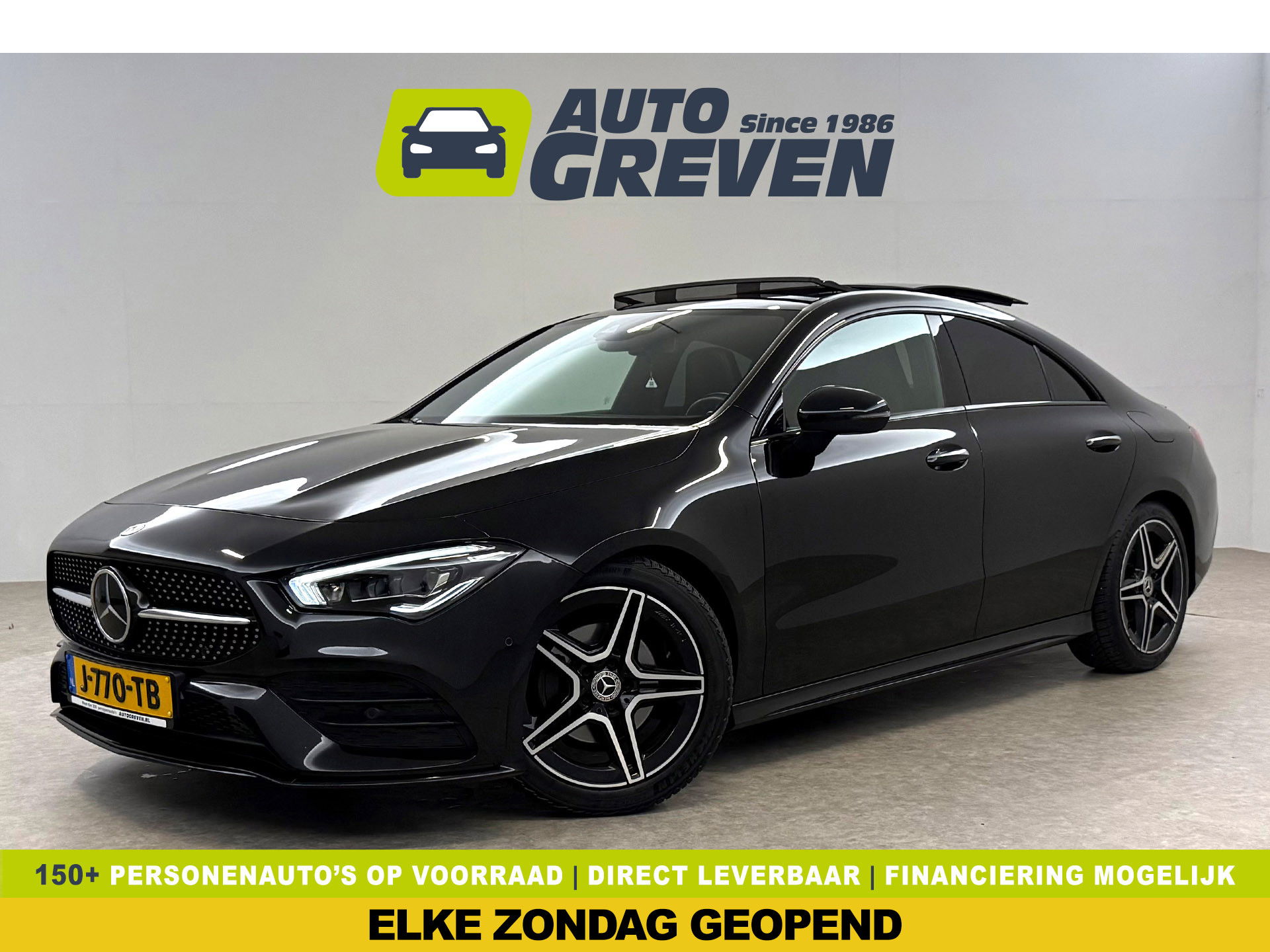 Mercedes-Benz CLA-Klasse 180 AMG | Pano | Sfeerverl. | Memory | Burmester | Virtual | Carplay | Camera | Adap. Cruise | NAP