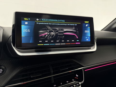 Peugeot 208 EV GT 350 50 kWh | Snelladen | Pano | 360° | Virtual | Sfeerverl. | Carplay | Stoelverw. | Keyless | NAP