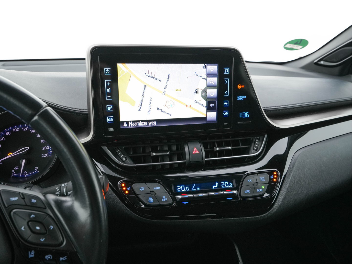 Toyota C-HR 1.8 Hybrid Style Aut. *ADAPTIVE-CRUISE | BLIND-SPOT | JBL-SOUND | HEATED-COMFORTSEATS | CAMERA | KEYLESS | DAB+ | NAVI-FULLMAP | ECC | PDC | PRIVACY-GLASS | TOWBAR | LANE-ASSIST | 18''ALU*