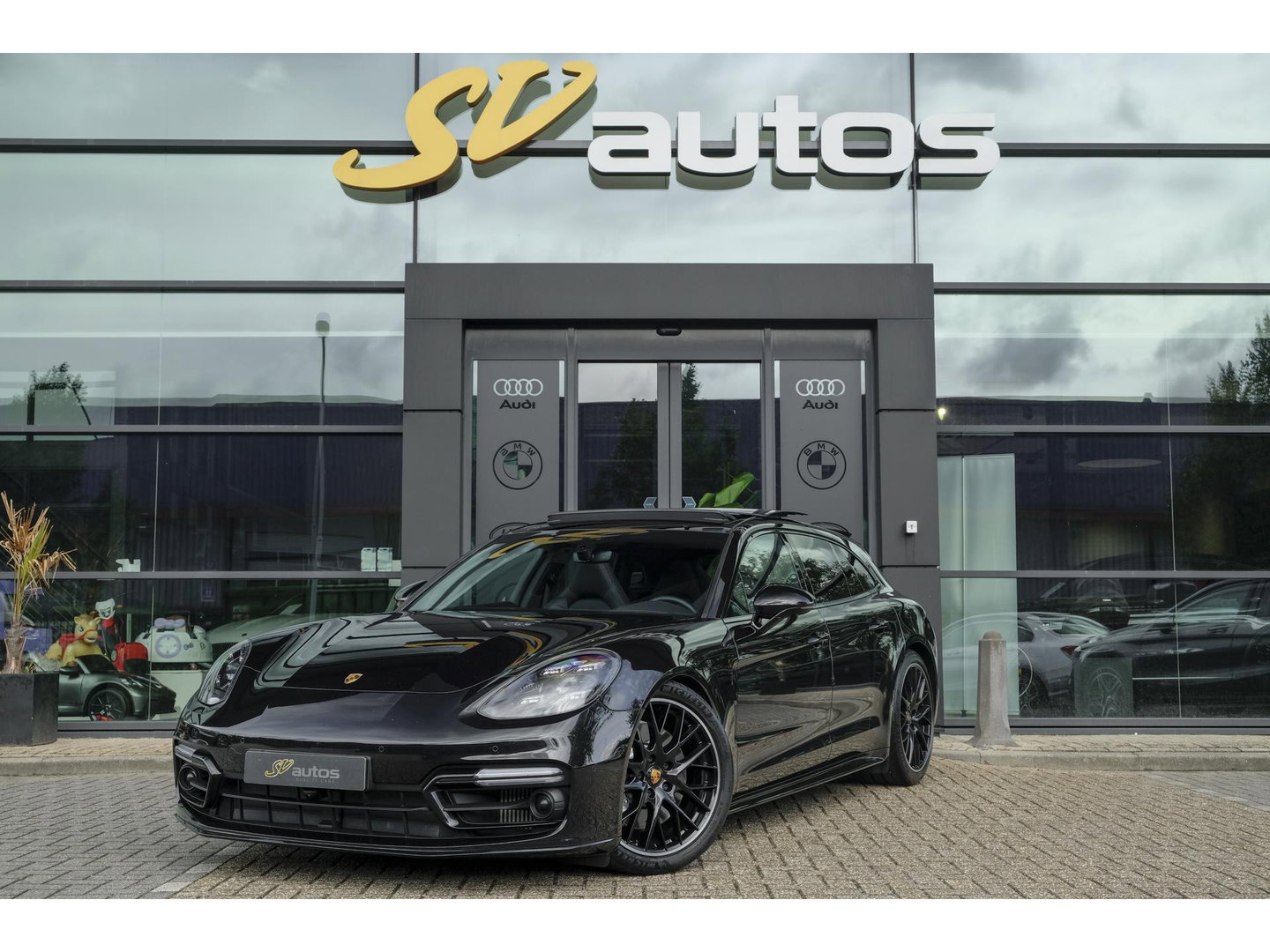 Porsche Panamera Sport Turismo 4 2.9 V6 330pk Sport design Adaptieve sportstoelen Sportuitlaat Luchtvering Stoelkoeling Bose Adaptive cruise 21" LMV