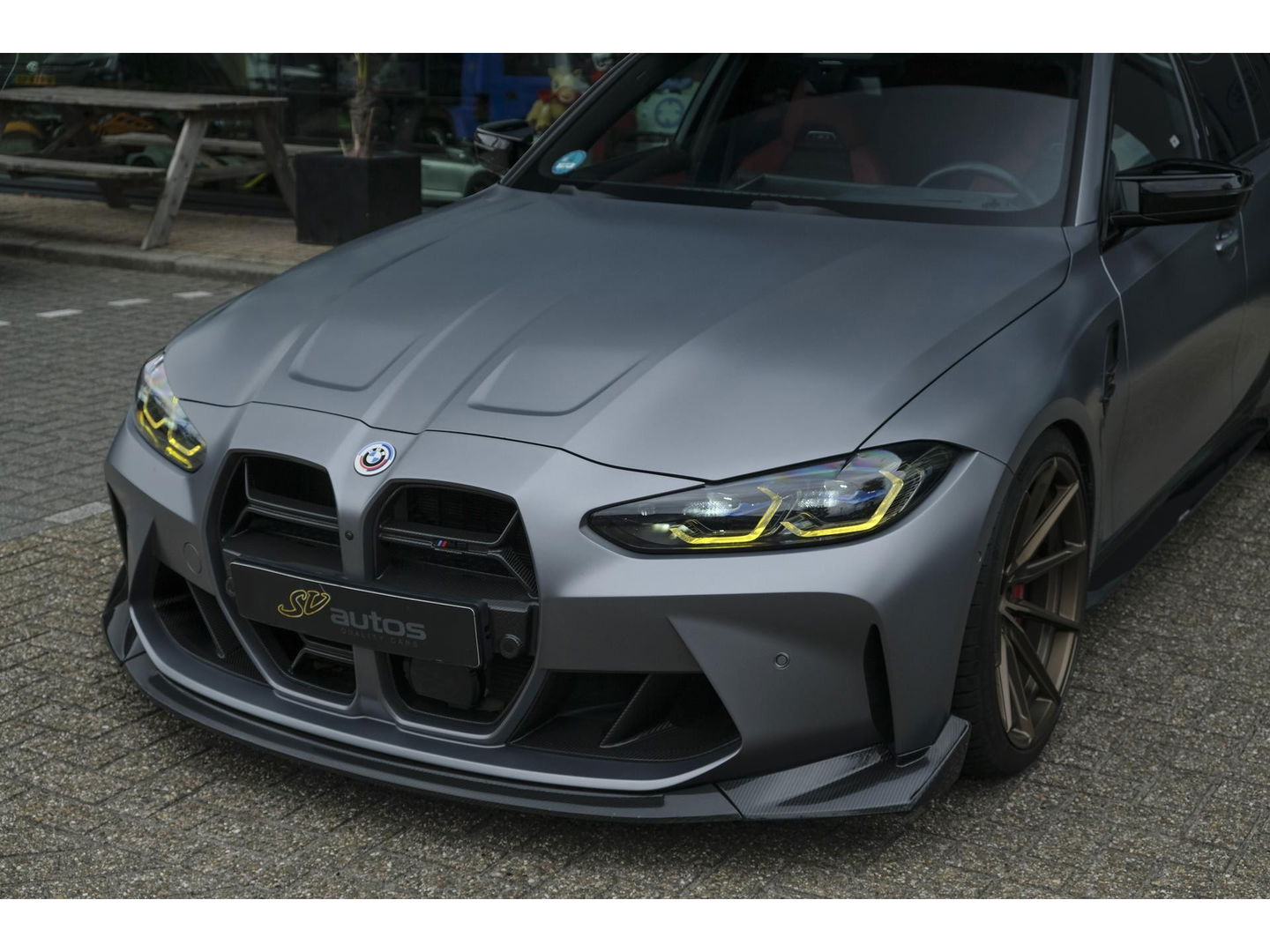 BMW M3 Touring Competition 510pk xDrive Widescreen Frozen grey *BTW* Head-up Adaptive cruise CSL grille 21" LMV