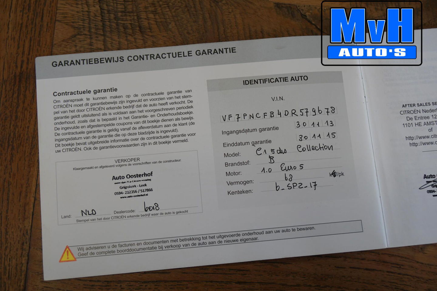 Citroën C1 1.0 Collection|1e. EIGENAAR|AIRCO|BLUETOOTH|UNIEK!