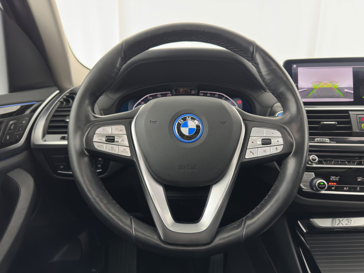 BMW iX3 Executive 80 kWh [ 3-Fase ] { SOH-96% } (INCL.BTW) Aut. *PANO | FULL-LEATHER | ADAPTIVE-CRUISE | FULL-LED | BLIND-SPOT | MEMORY-PACK | DIGI-COCKPIT | HEATED-COMFORTSEATS | CAMERA | DAB+ | NAVI-FULLMAP | 19''ALU*