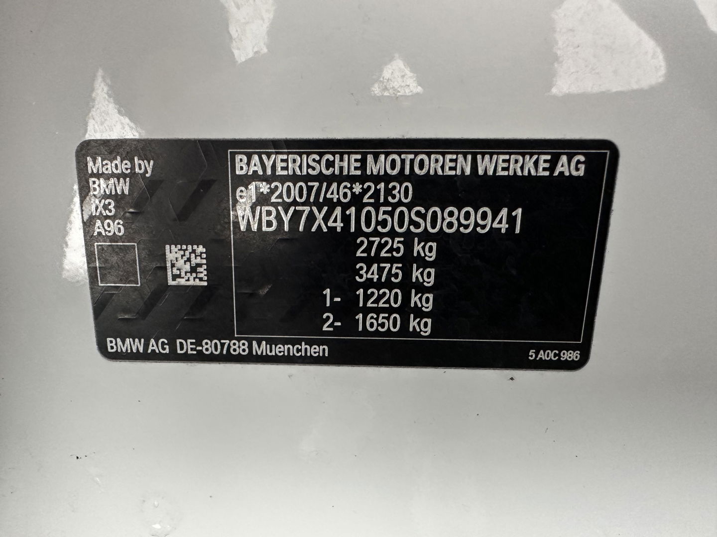 BMW iX3 Executive 80 kWh [ 3-Fase ] { SOH-96% } (INCL.BTW) Aut. *PANO | FULL-LEATHER | ADAPTIVE-CRUISE | FULL-LED | BLIND-SPOT | MEMORY-PACK | DIGI-COCKPIT | HEATED-COMFORTSEATS | CAMERA | DAB+ | NAVI-FULLMAP | 19''ALU*