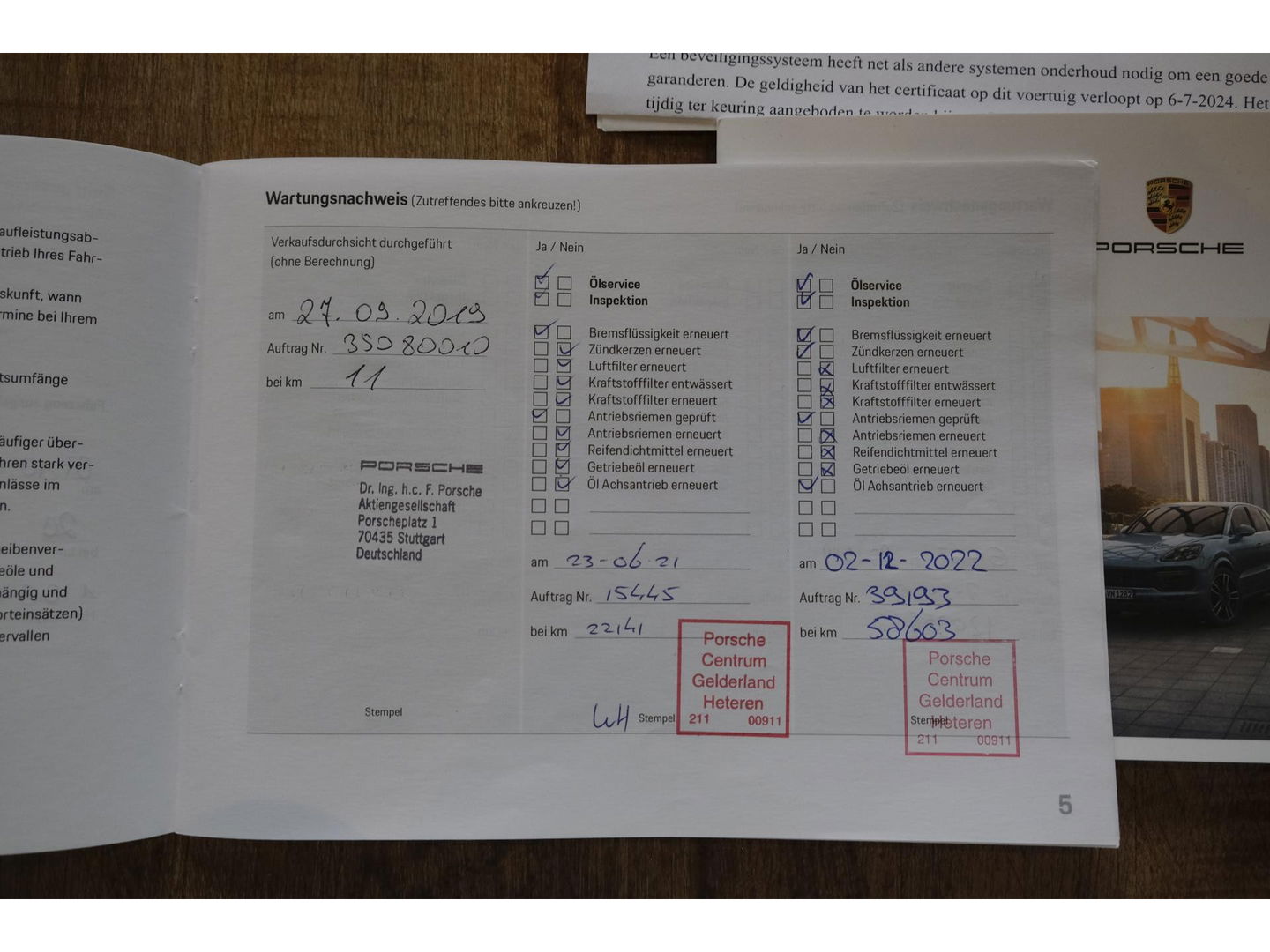 Porsche Cayenne S 2.9 V6 441pk Panoramadak Luchvering Matrix led Comfortstoelen Memory Camera 21" LMV