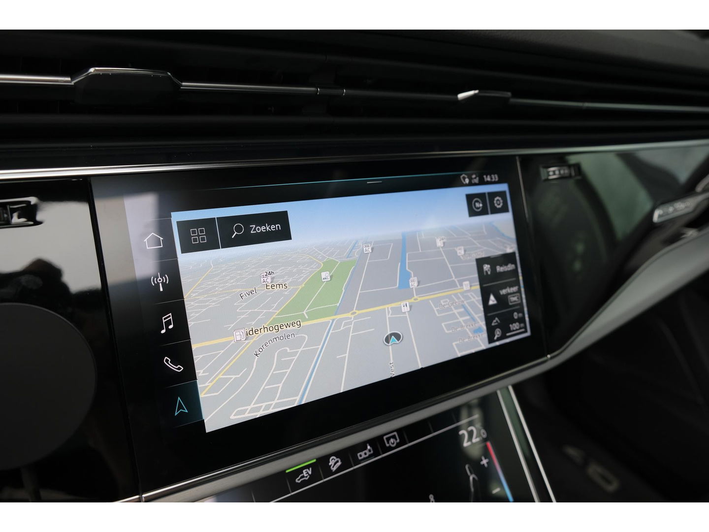 Audi Q7 55 TFSIe 380pk Quattro Panoramadak Luchtvering RS-Leder ACC BlackOptic VirtualCockpit Navi-High Matrix Keyless Camera 22''