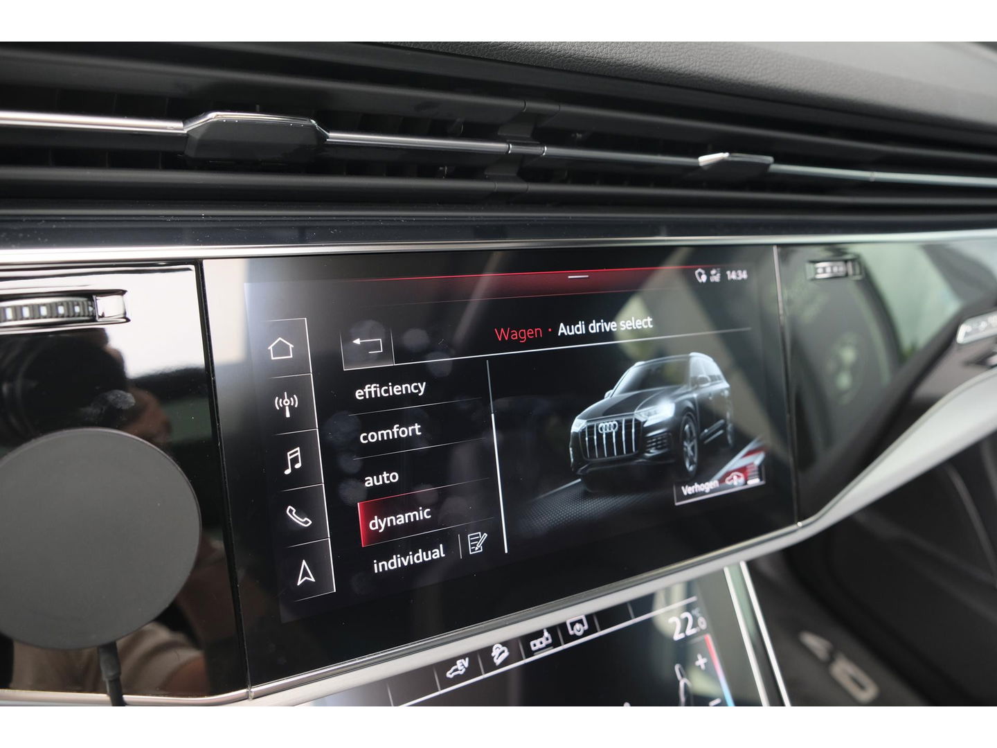 Audi Q7 55 TFSIe 380pk Quattro Panoramadak Luchtvering RS-Leder ACC BlackOptic VirtualCockpit Navi-High Matrix Keyless Camera 22''