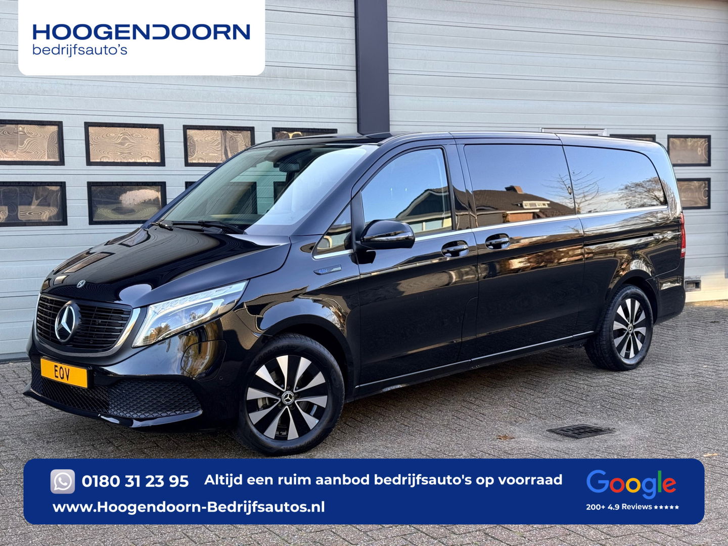 Mercedes-Benz EQV 300 90kWh SoH 96,2 % L3 Extra Lang - 8 Zits - Leder - elc. Schuif