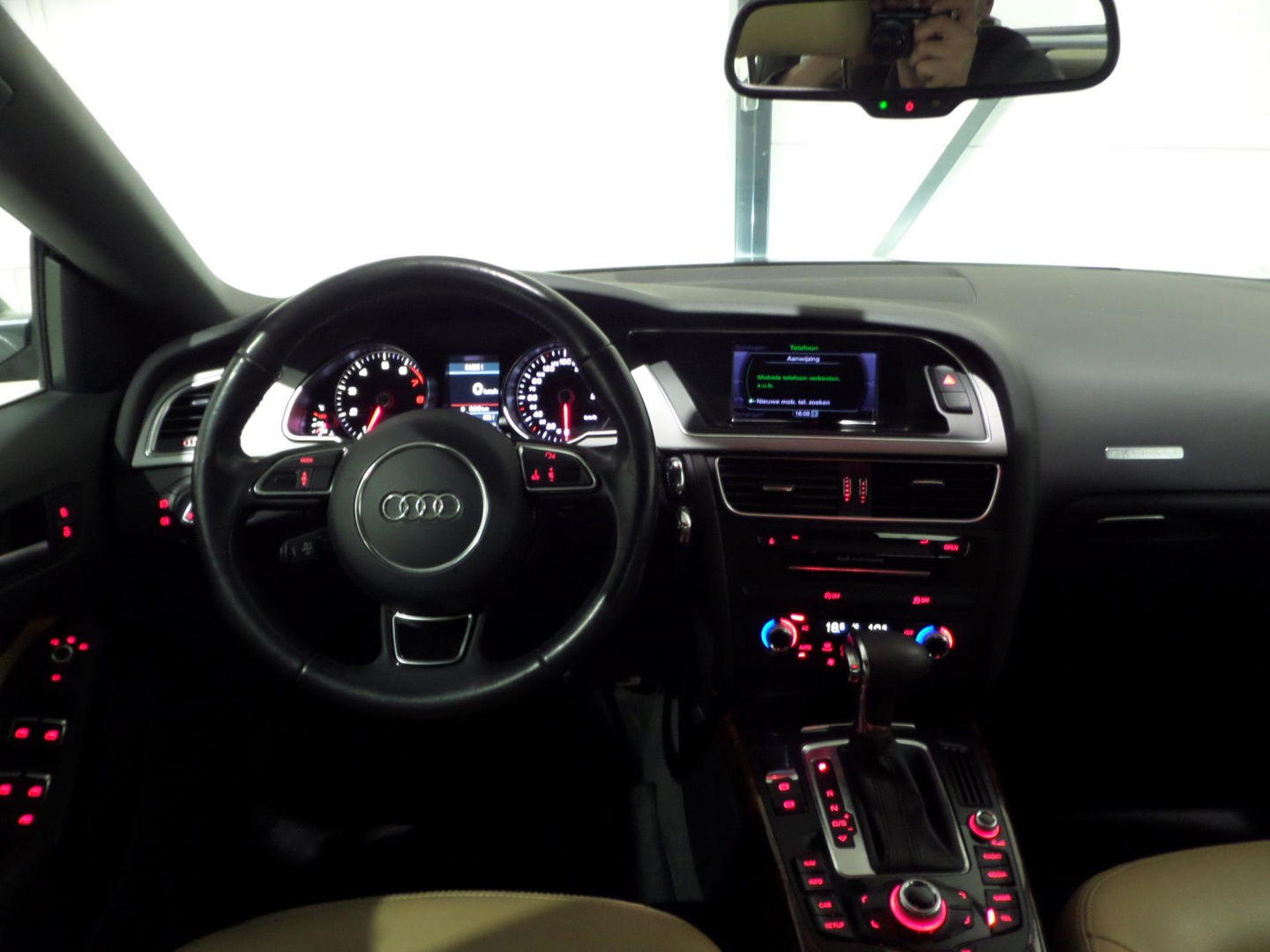 Audi A5 Sportback 2.0 TFSI Quattro Pro Line "Origineel NL!" 1e eigenaar! Automaat! Xenon-LED Leer Navigatie Memory-Seat Bluetooth