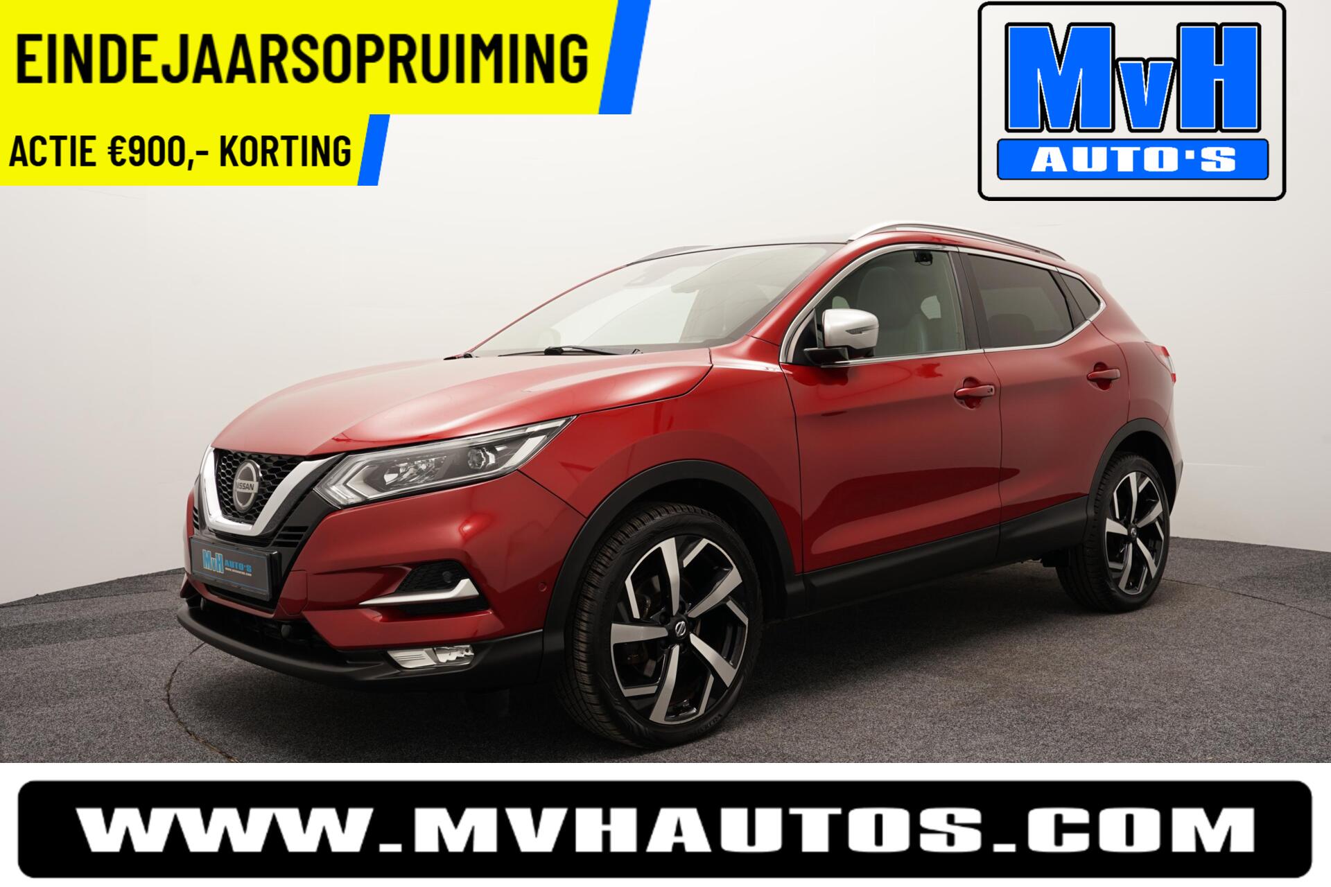 Nissan QASHQAI 1.2 Tekna +|LUXE!|PANO|CAMERA|LED|LEER|TREKH