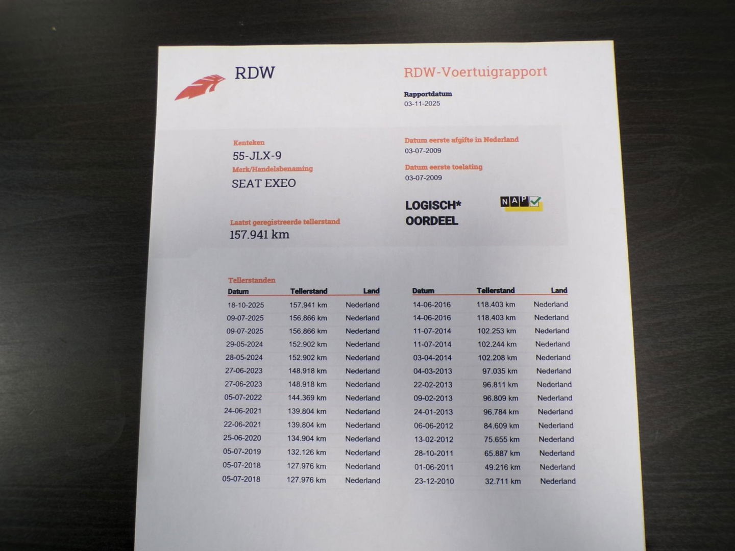SEAT Exeo 2.0 TSI Sport "Origineel NL!" Apple-carplay Leer Bluetooth Navigatie Stoelverwarming Xenon Youngtimer "2e eigenaar"