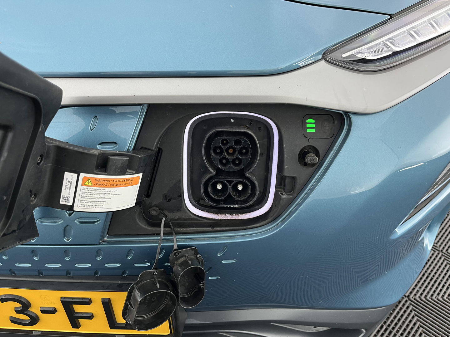 Hyundai KONA EV Fashion 64 kWh [ 3-Fase ] { SOH-100% } (INCL-BTW) Aut.*PANO | KRELL-AUDIO | HEAD-UP | NAVI-FULLMAP | KEYLESS | SHIFT-PADDLES | LANE-ASSIST | BLIND-SPOT | CAMERA | DAB | ECC | PDC | ADAPTIVE-CRUISE | COMFORT-SEATS | 17"ALU*