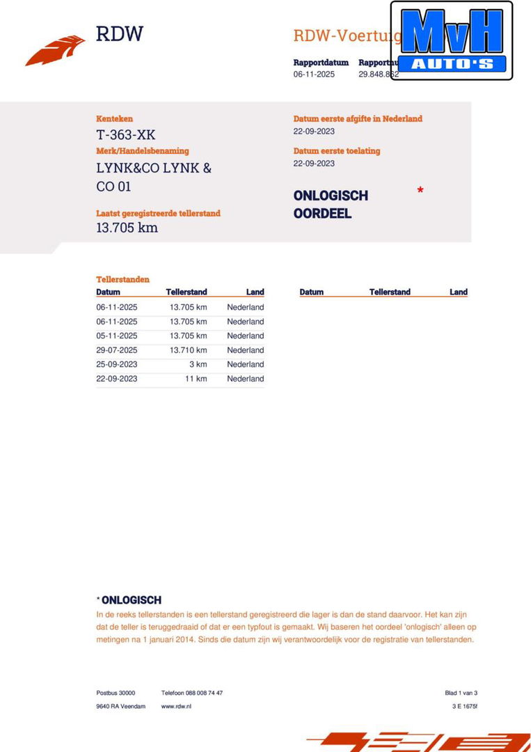 Lynk & Co 01 1.5 Plug-in Hybride|ZWARTE.HEMEL|360ºCAM|PANO|NAP