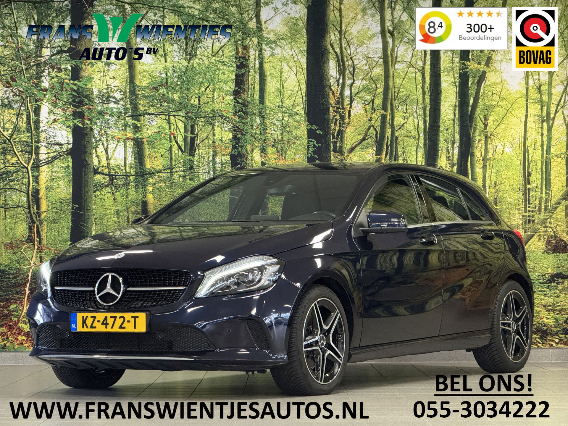 Mercedes-Benz A-Klasse 160 Ambition | Trekhaak | Cruise Control | Parkeersensoren | Navigatie | Isofix | Airconditioning | Bluetooth | Lichtmetaal 16" |