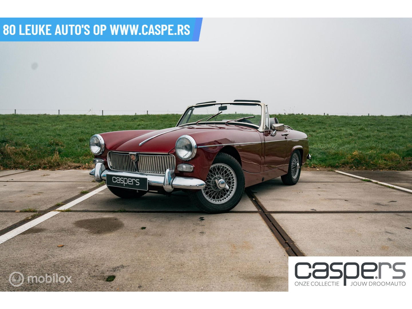 MG Midget Mk2 | Spaakwielen | Dubbele SU