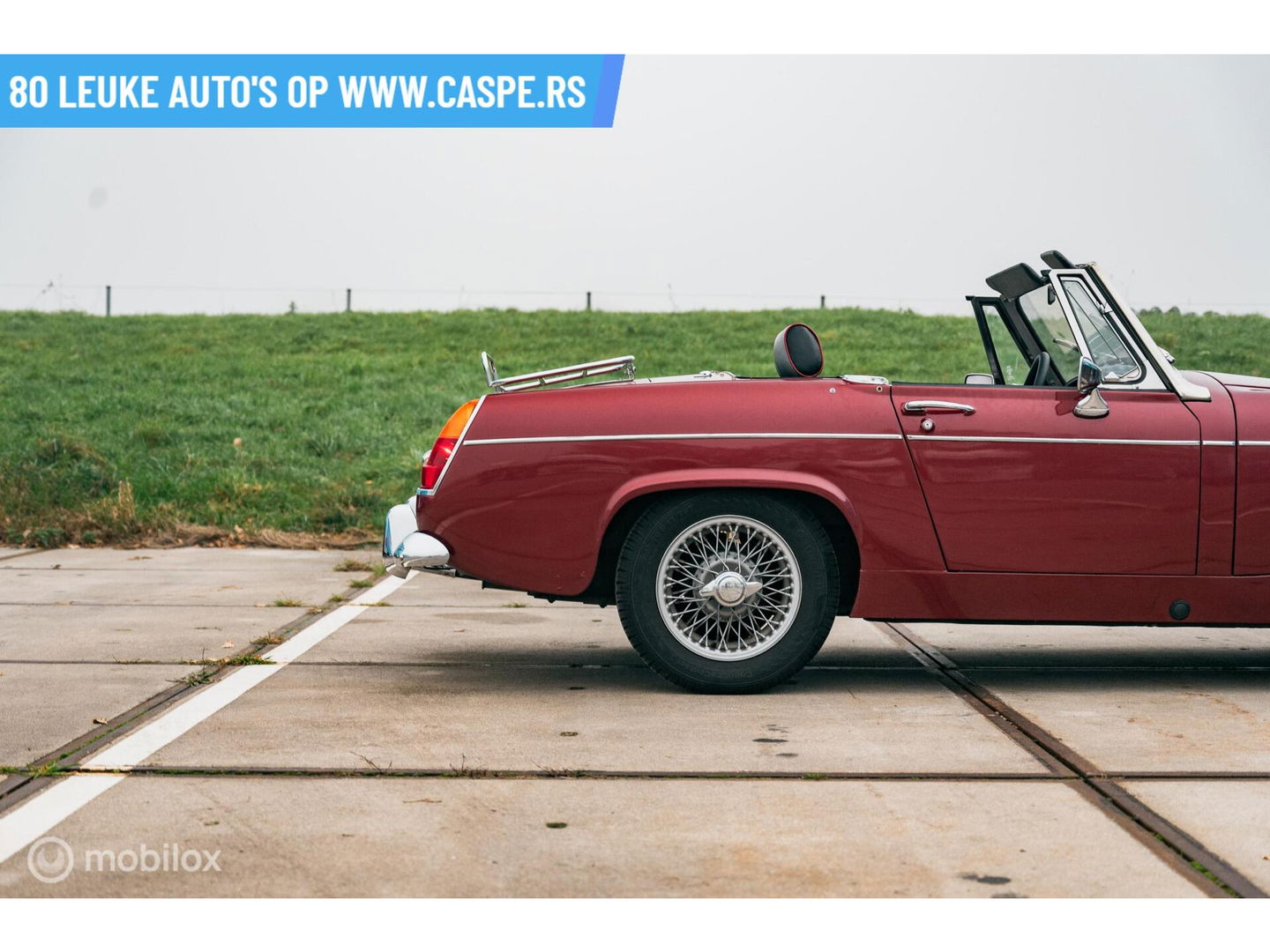 MG Midget Mk2 | Spaakwielen | Dubbele SU