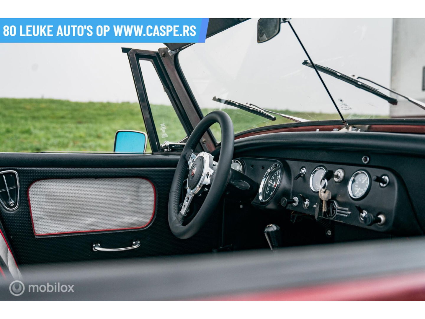 MG Midget Mk2 | Spaakwielen | Dubbele SU