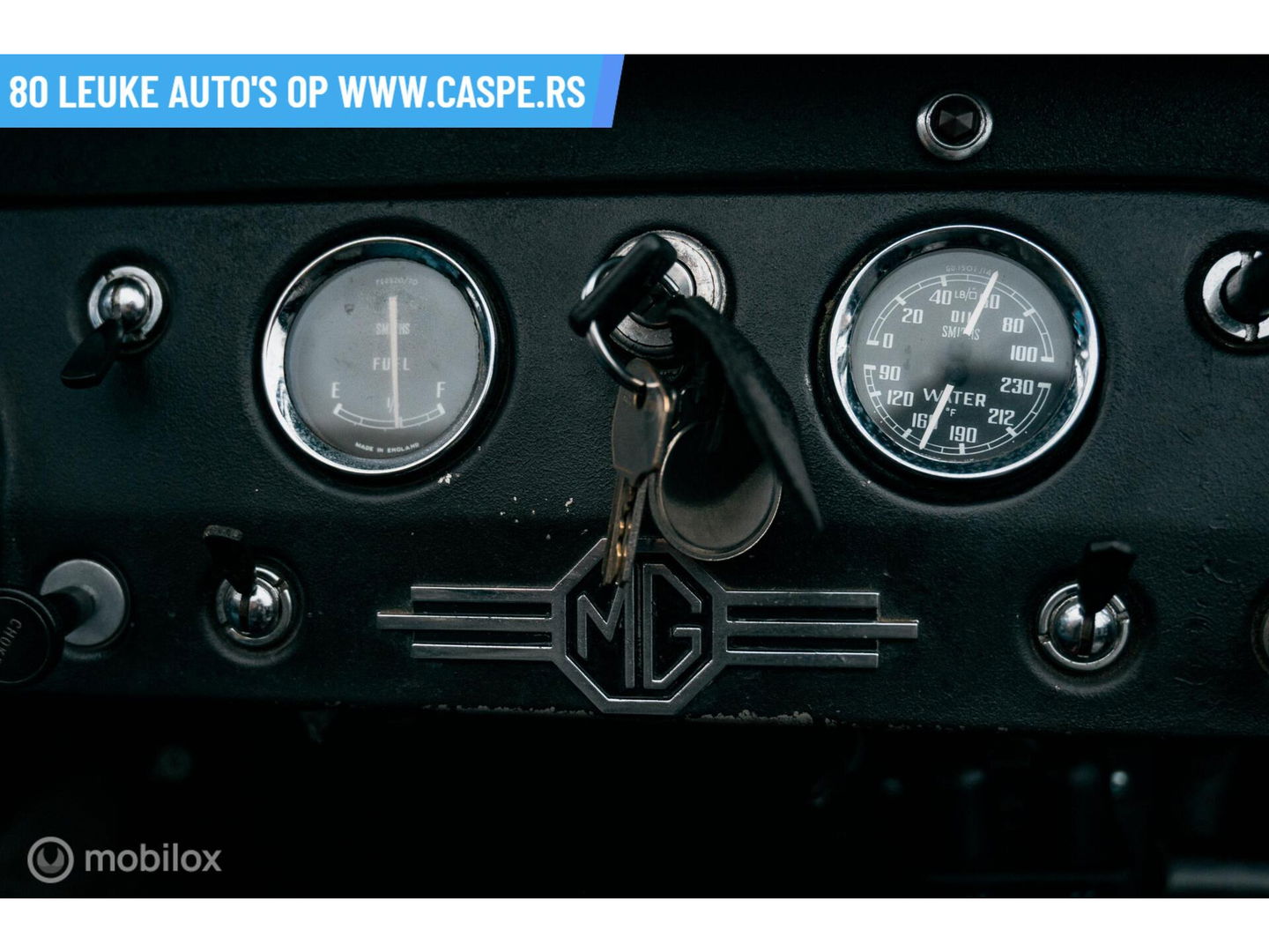 MG Midget Mk2 | Spaakwielen | Dubbele SU