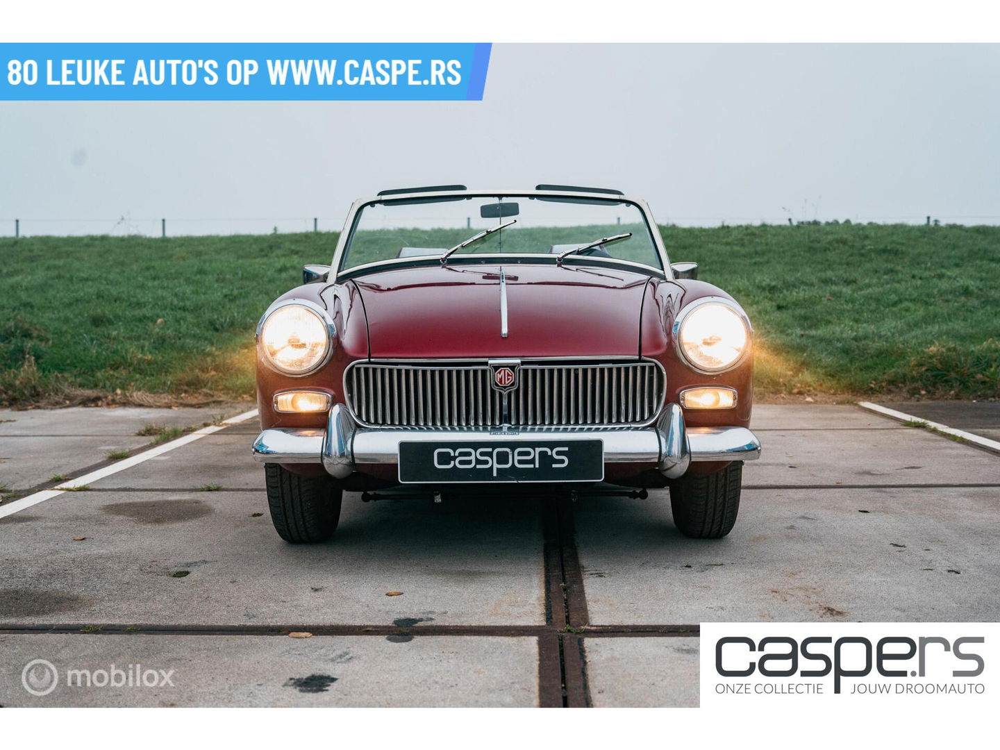 MG Midget Mk2 | Spaakwielen | Dubbele SU