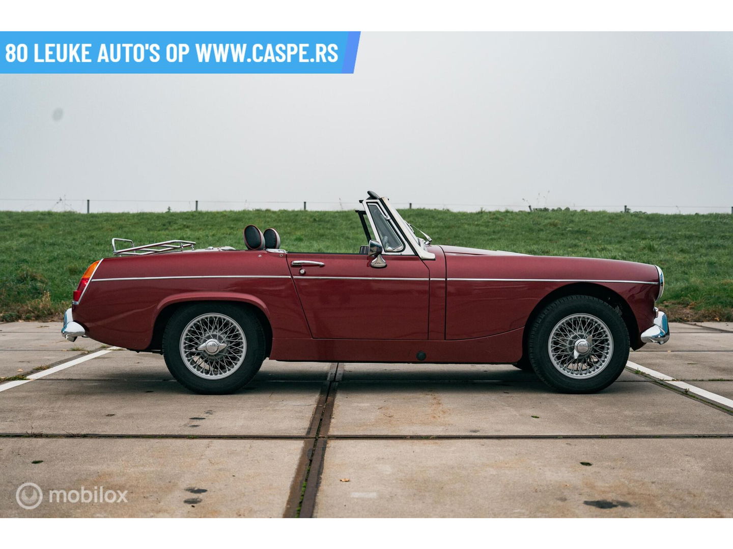 MG Midget Mk2 | Spaakwielen | Dubbele SU