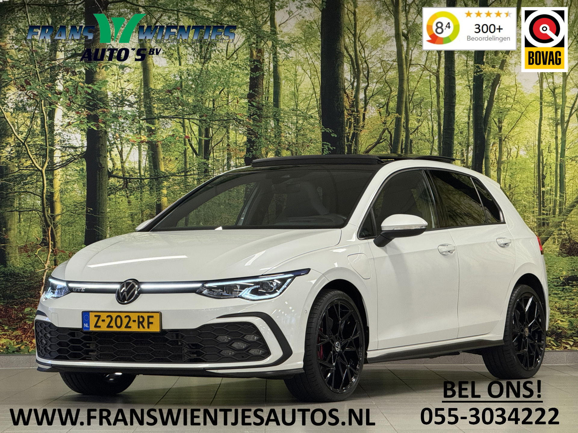 Volkswagen Golf 1.4 eHybrid GTE | Panoramadak | HUD | IQ-Light | Sfeerverlichting | Apple Carplay | Android Auto | Parkeersensoren | Keyless | Dodehoek | Achteruitrijcamera