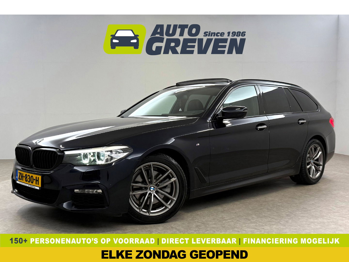 BMW 5 Serie 520i High Executive M-Sport | Pano | Sfeerverl. | Trekh. | Camera | Carplay | Cruise | Stoelverw.