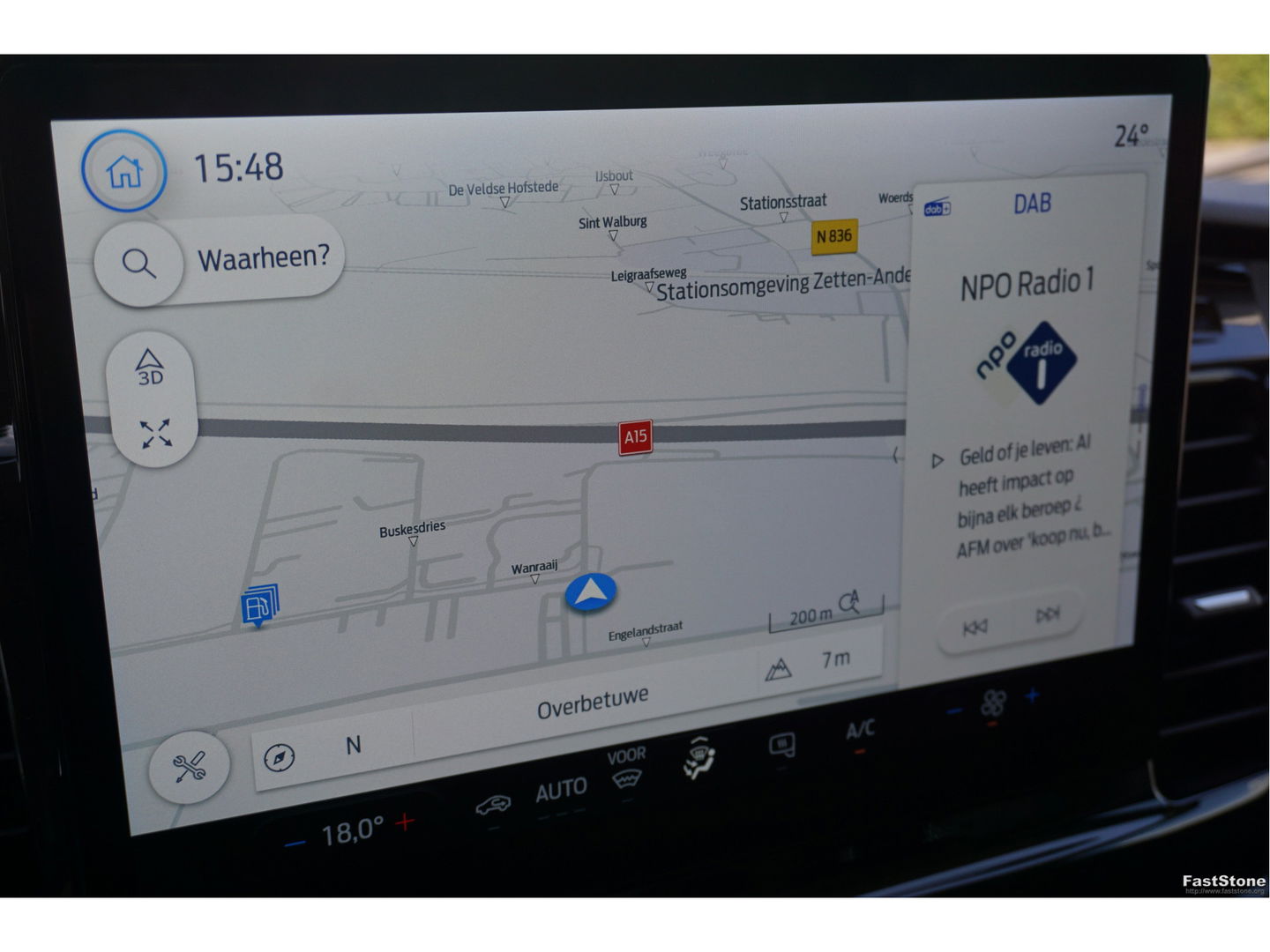 Ford Transit 350L 165PK Bakwagen AUT-10 BPM VRIJ Navi, ACC, Luchtvering, Dhollandia 1000KG, 3.5T Trekgewicht!! NR. A02*